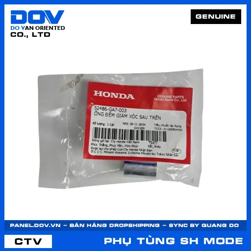 ỐNG ĐỆM GIẢM XÓC SAU TRÊN (phuộc) SH MODE — 52486GA7003