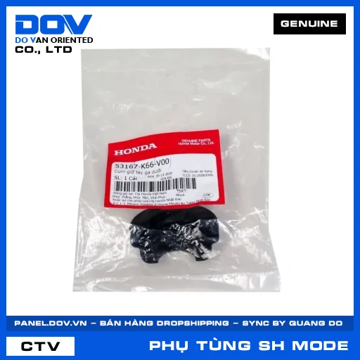 CỤM GIỮ TAY GA DƯỚI SH MODE — 53167K66V00