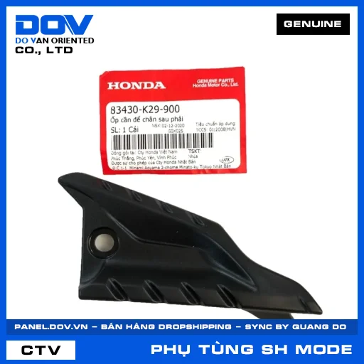 ỐP CẦN ĐỂ CHÂN SAU PHẢI SH MODE — 83430K29900