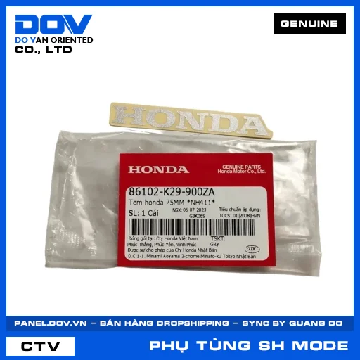 TEM HONDA 75MM *NH411* SH MODE — 86102K29900ZA