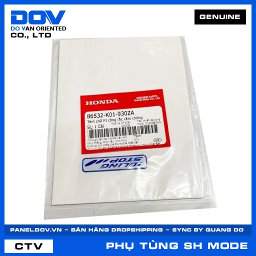 TEM CHỮ FI CÔNG TẮC CẦM CHỪNG SH MODE — 86532K01930ZA
