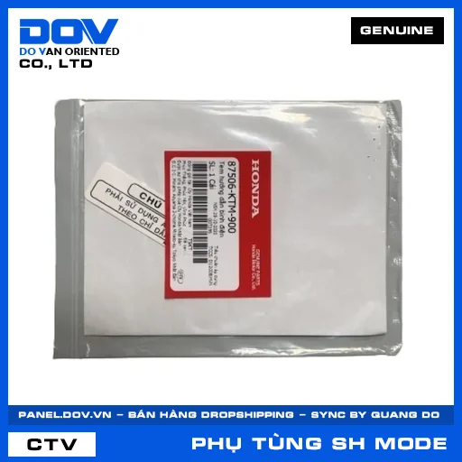 TEM HƯỚNG DẪN BÌNH ĐIỆN SH MODE — 87506KTM900