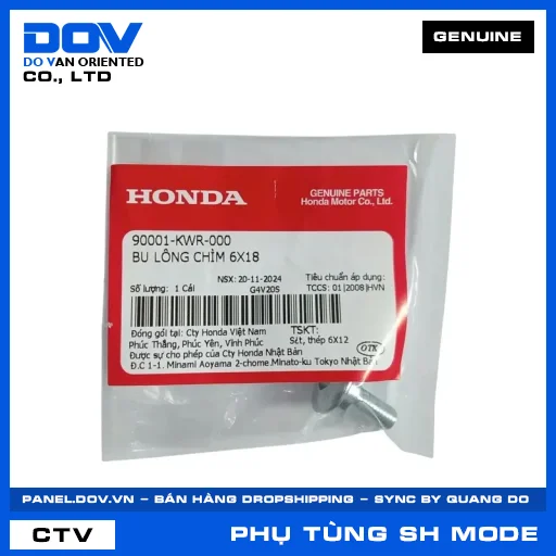 BU LÔNG CHÌM 6X18 SH MODE — 90001KWR000