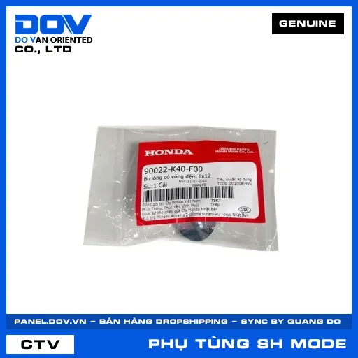 BU LÔNG CÓ VÒNG ĐỆM 6X12 SH MODE — 90022K40F00