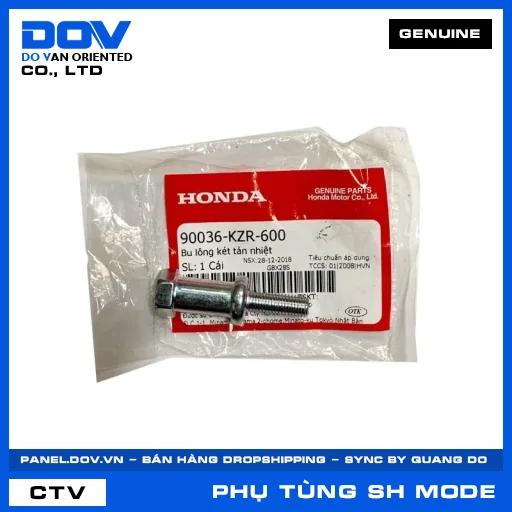 BU LÔNG KÉT TẢN NHIỆT SH MODE — 90036KZR600