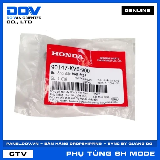 BU LÔNG ĐẶC BIỆT 6X16 SH MODE — 90147KVB900