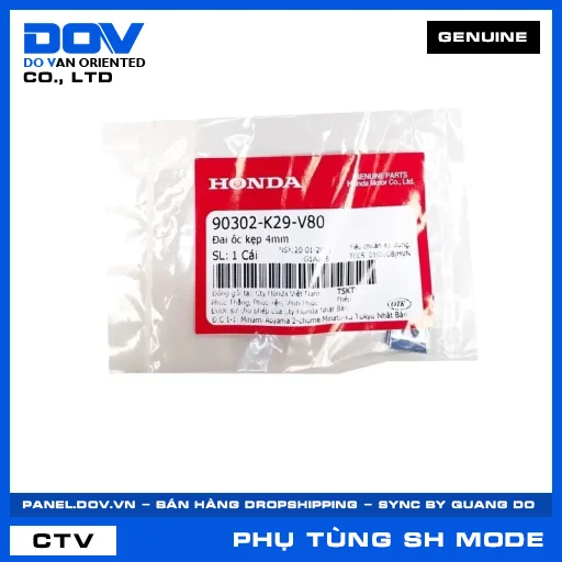 ĐAI ÔC KẸP 4MM SH MODE — 90302K29V80
