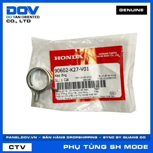 KẸP ỐNG SH MODE — 90602K27V01