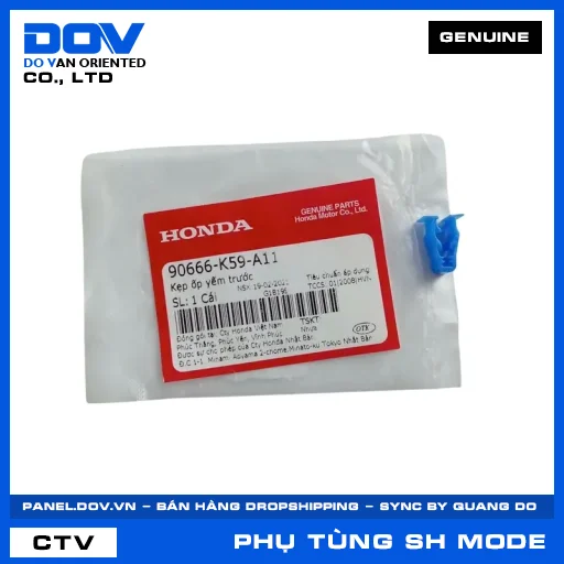 Kẹp ốp yếm trước SH MODE — 90666K59A11