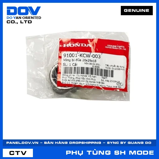 Vòng bi đũa 20x29x18 SH MODE — 91001KCW003