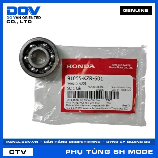 VÒNG BI 6301 SH MODE — 91005KZR601