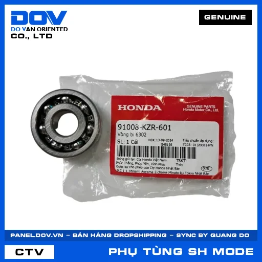 VÒNG BI 6302 SH MODE — 91008KZR601