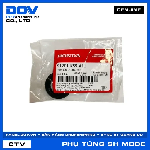 PHỚT DẦU 20.8X32X6 SH MODE — 91201K59A11