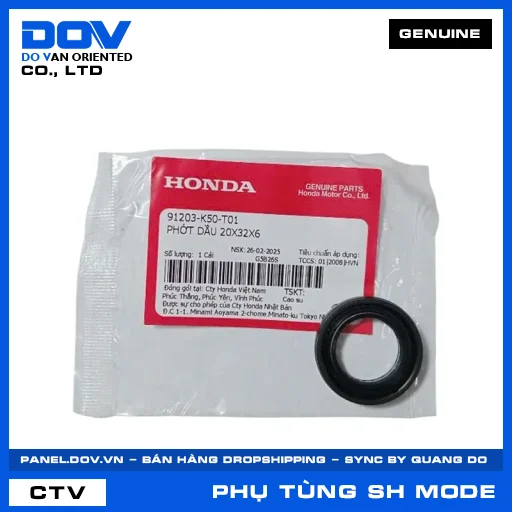 PHỚT DẦU 20X32X6 SH MODE — 91203K50T01