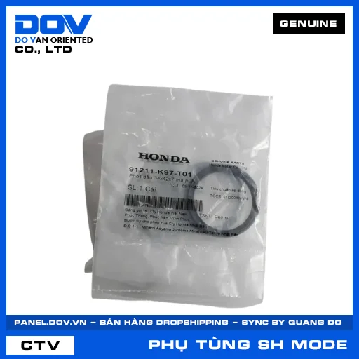 PHỚT DẦU 34X41X4 MÁ PULY SH MODE — 91211K97T01