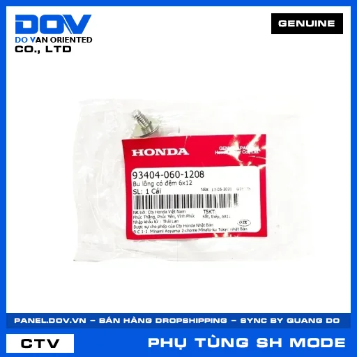 BU LÔNG CÓ ĐỆM 6X12 SH MODE — 934040601208