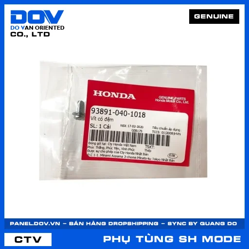 VÍT CÓ ĐỆM SH MODE — 938910401018