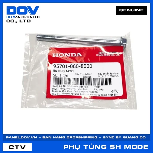 BU LÔNG 6X80 SH MODE — 957010608000