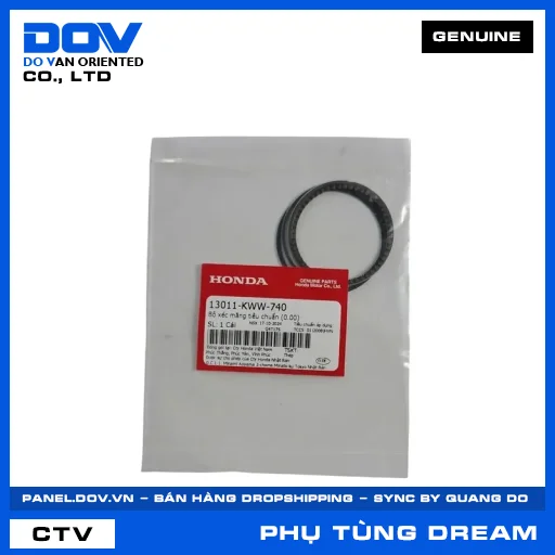 BỘ XÉC MĂNG TIÊU CHUẨN (0.00) DREAM 110 — 13011KWW740