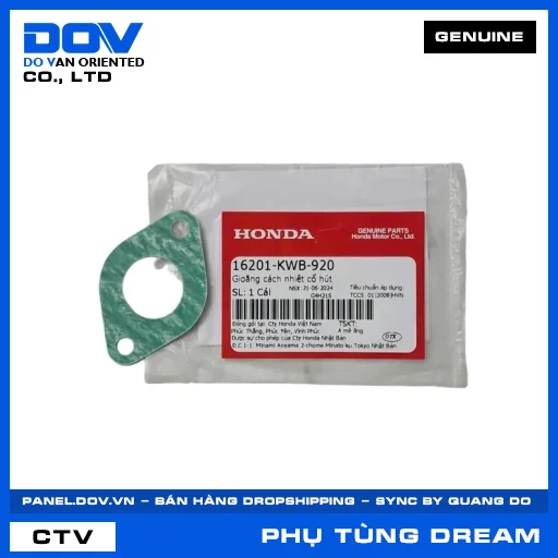 GIOĂNG CÁCH NHIỆT CỔ HÚT DREAM 110 — 16201KWB920