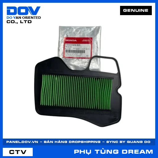 TẤM LỌC KHÍ (lọc gió) DREAM 110 — 17210KWWB20