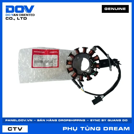 CUỘN DÂY MÁY PHÁT ĐIỆN DREAM 110 — 31120KZVV31