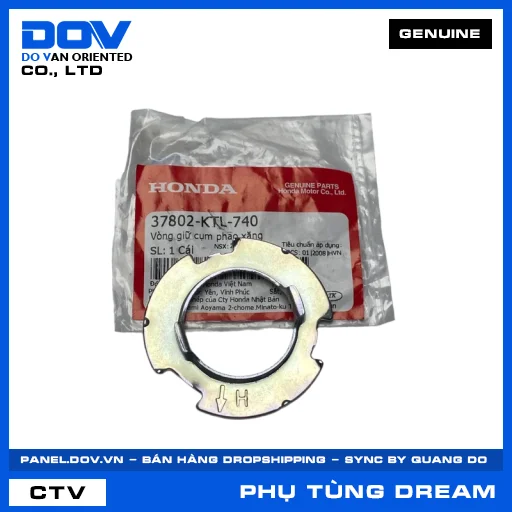 VÒNG GIỮ CỤM PHAO XĂNG DREAM 110 — 37802KTL740