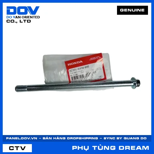 TRỤC BÁNH XE SAU DREAM 110 — 42301KWW640
