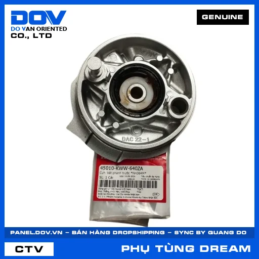 CỤM BÁT PHANH TRƯỚC *NH364M* (thắng) DREAM 110 — 45010KWW640ZA