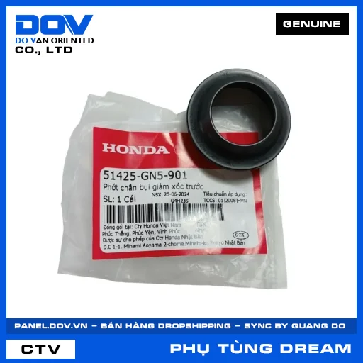 PHỚT CHẮN BỤI GIẢM XÓC TRƯỚC (phuộc) DREAM 110 — 51425GN5901