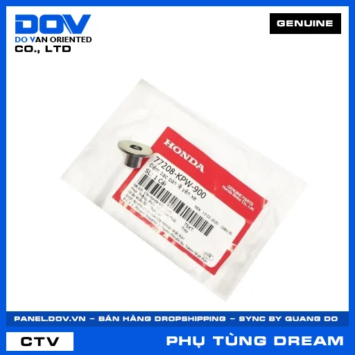 ĐỆM BẠC BẢN LỀ YÊN XE DREAM 110 — 77208KPW900
