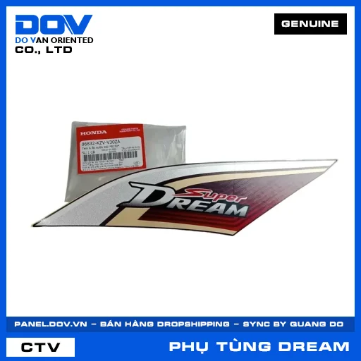 TEM A ỐP SƯỜN TRÁI *R150* DREAM 110 — 86832KZVV30ZA