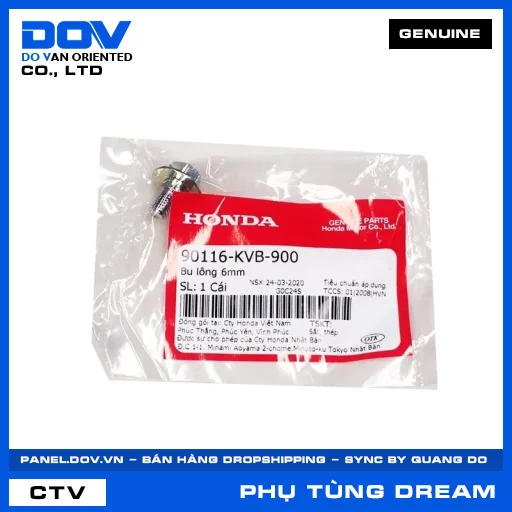 BU LÔNG 6MM DREAM 110 — 90116KVB900