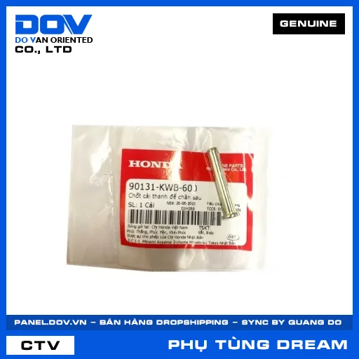 CHỐT CÀI THANH ĐỂ CHÂN SAU DREAM 110 — 90131KWB600