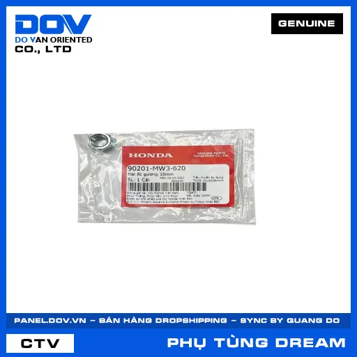 ĐAI ỐC GƯƠNG 10MM (kiếng) DREAM 110 — 90201MW3620