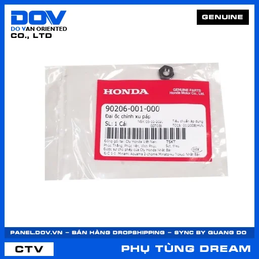 ĐAI ỐC CHỈNH XU PÁP DREAM 110 — 90206001000