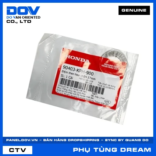ĐỆM THEN HOA CHẶN 17MM DREAM 110 — 90403KPH900