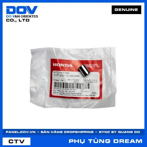 CHỐT ĐỊNH VỊ 10X14MM DREAM 110 — 90703HC4000