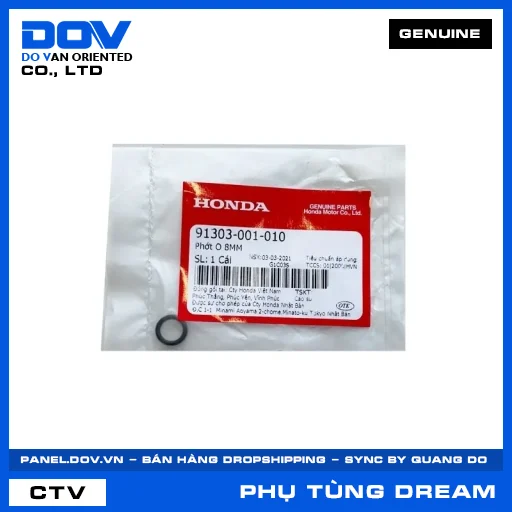 PHỚT O 8MM DREAM 110 — 91303001010