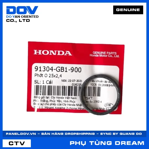 PHỚT O 25X2,4 DREAM 110 — 91304GB1900