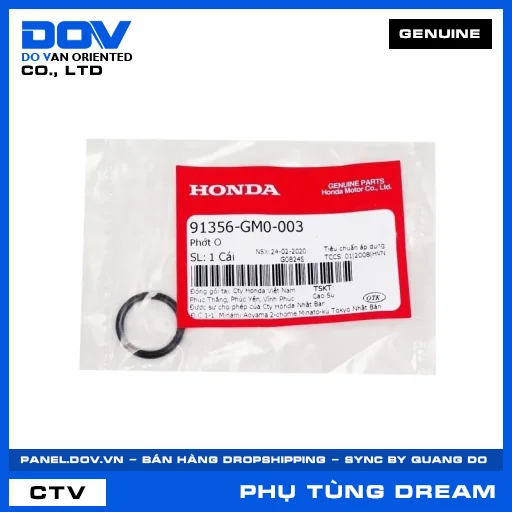 PHỚT O DREAM 110 — 91356GM0003
