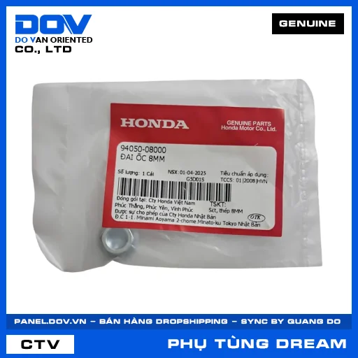 ĐAI ỐC 8MM DREAM 110 — 9405008000