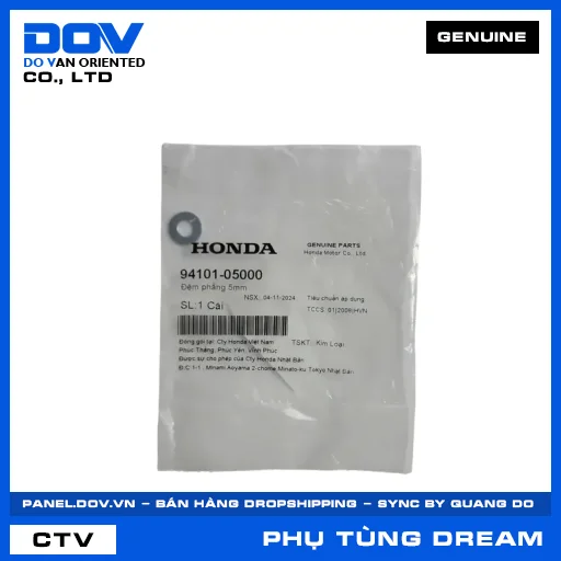 ĐỆM PHẲNG 5MM DREAM 110 — 9410105000