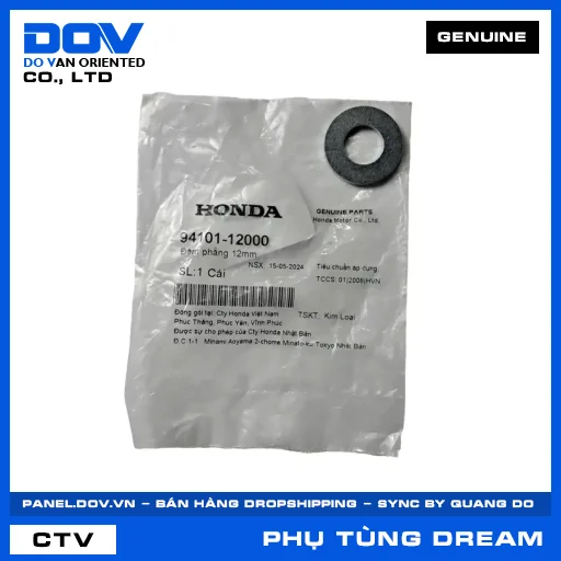ĐỆM PHẲNG 12MM DREAM 110 — 9410112000