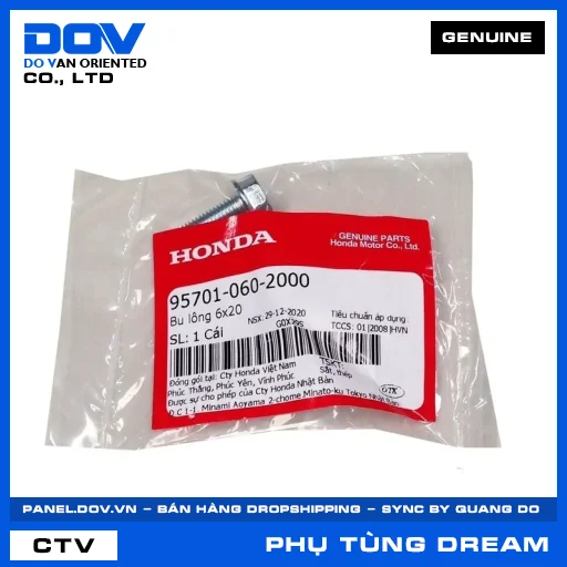 BU LÔNG 6X20 DREAM 110 — 957010602000