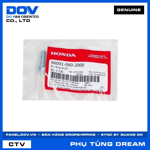 BU LÔNG 6X20 DREAM 110 — 960010602000