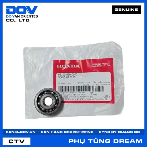 VÒNG BI 6200 DREAM 110 — 961006200000