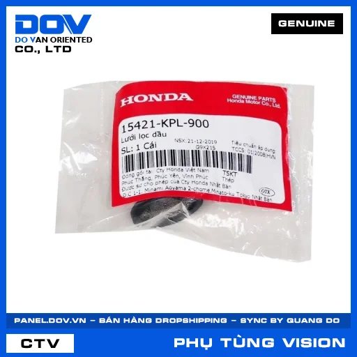 LƯỚI LỌC DẦU (lọc nhớt) VISION 110 — 15421KPL900