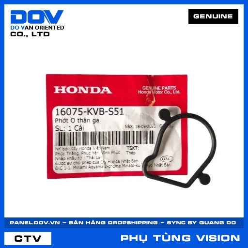 PHỚT O THÂN GA VISION 110 — 16075KVBS51