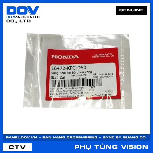 VÒNG ĐÊM KÍN BỘ PHUN XĂNG VISION 110 — 16472KPCD50